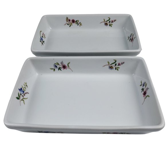 BIA Cordon Bleu 2 Rectangle Personal Baking Dishes Versailles Margot Frieda - Picture 2 of 7